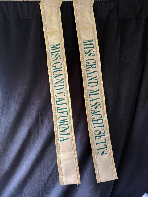 Miss Grand Sash & Crown Set